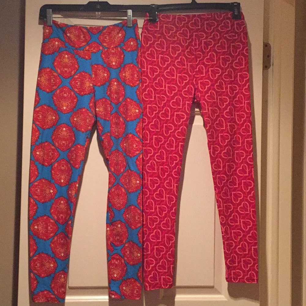Two Pair of LuLaRoe Leggings. Cool/Comfortable-O/S